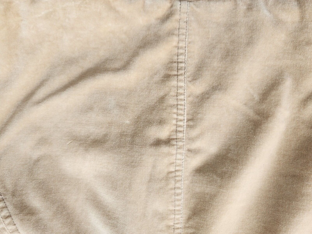 Massimo Dutti Velour Jacket Cream Cadet Long Sleeve Collared Lined Womens S - Picture 13 of 16